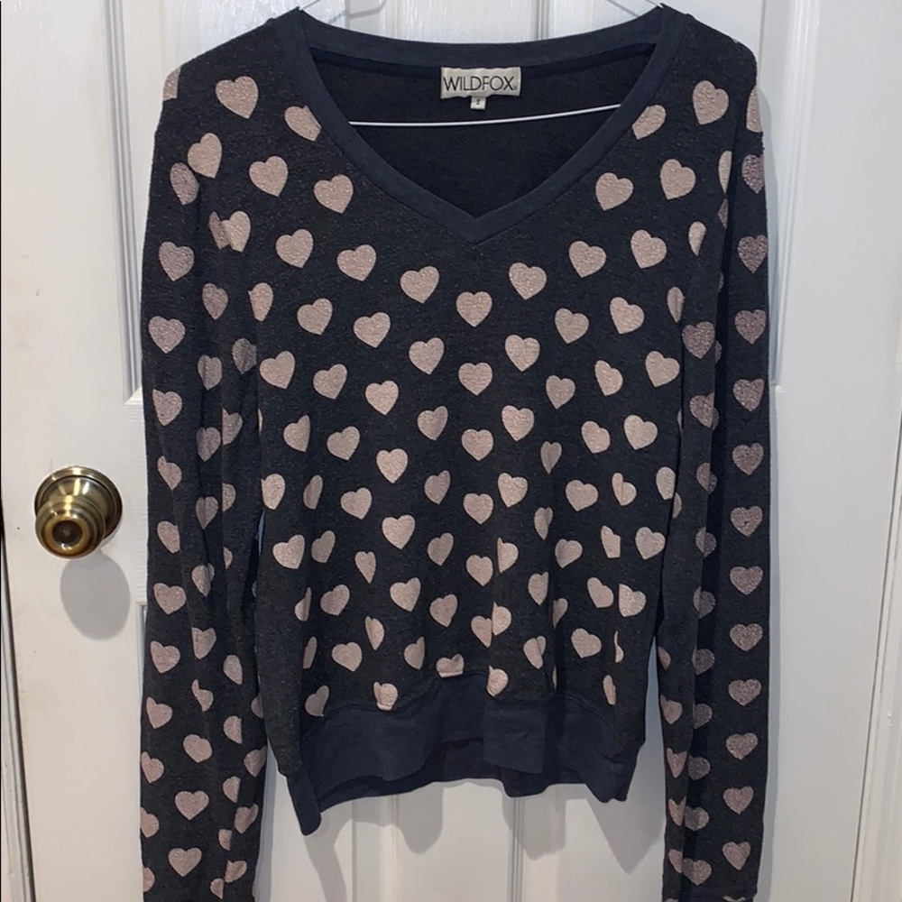 Wildfox heart sweater